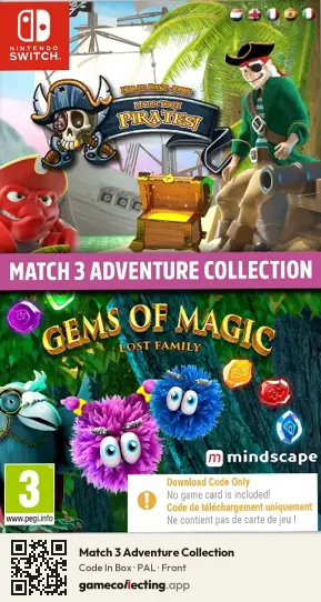 Match 3 Adventure Collection Nintendo Switch, PAL box front
