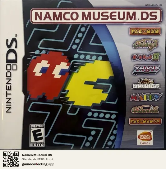 Namco Museum DS Nintendo DS, NTSC box front