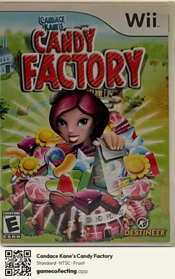 Candace Kane's Candy Factory Nintendo Wii, NTSC box front
