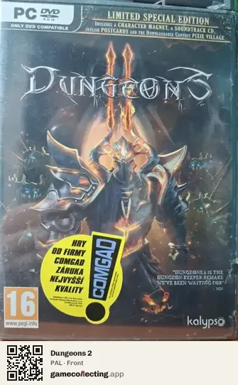 Dungeons 2 Computer, PAL box front
