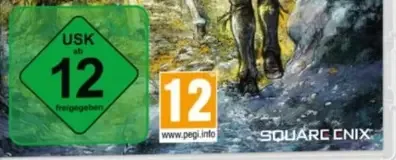 Octopath Traveler 0, the USK square on its front