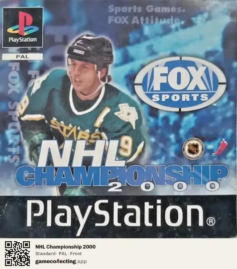 NHL Championship 2000 PlayStation, PAL box front