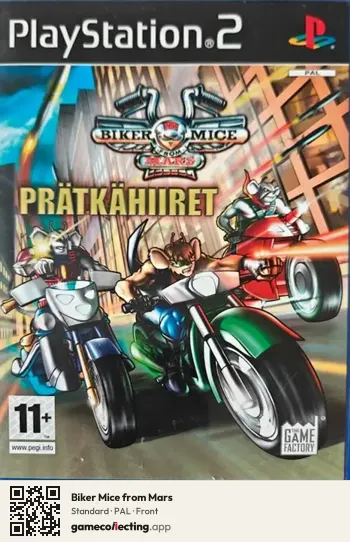 Biker Mice from Mars PlayStation 2, PAL box front