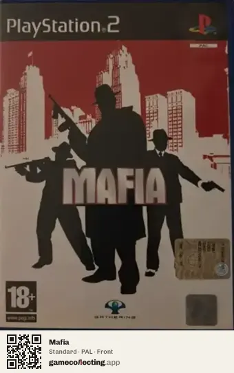 Mafia PlayStation 2, PAL box front