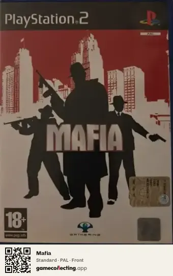 Mafia PlayStation 2, PAL box front