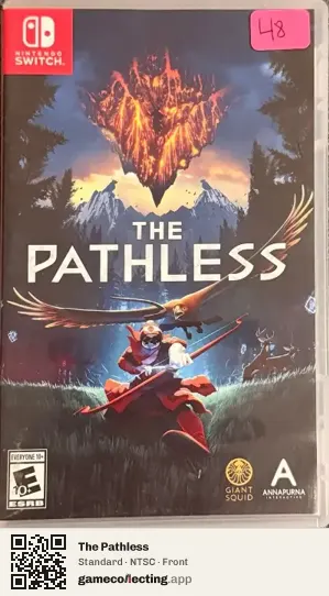 The Pathless Nintendo Switch, NTSC box front