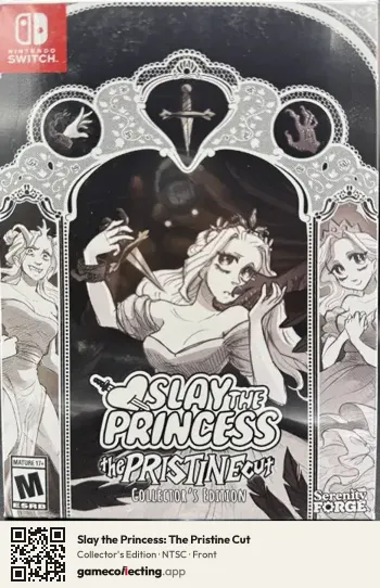 Slay the Princess: The Pristine Cut Nintendo Switch, NTSC box front