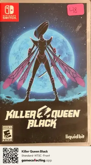 Killer Queen Black Nintendo Switch, NTSC box front