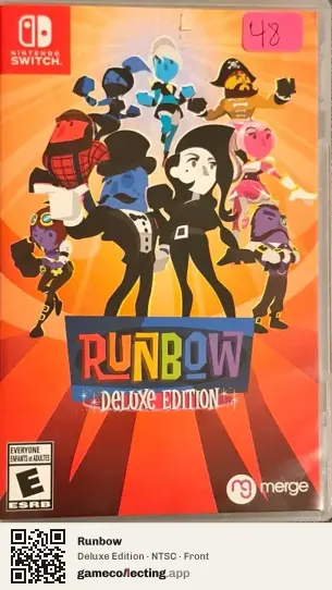 Runbow Nintendo Switch, NTSC box front