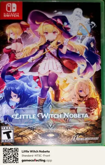 Little Witch Nobeta Nintendo Switch, NTSC box front