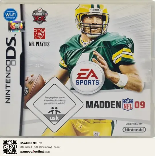 Madden NFL 09 Nintendo DS, Germany box front