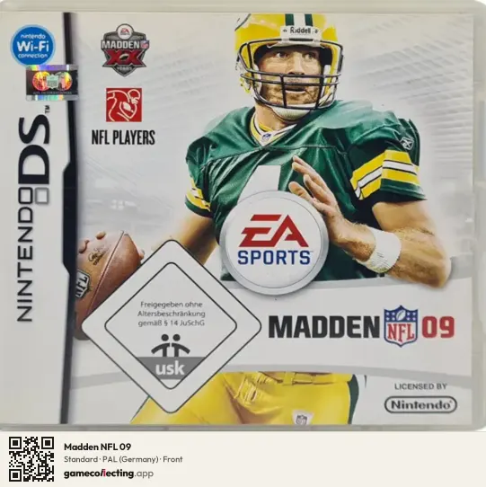 Madden NFL 09 Nintendo DS, Germany box front