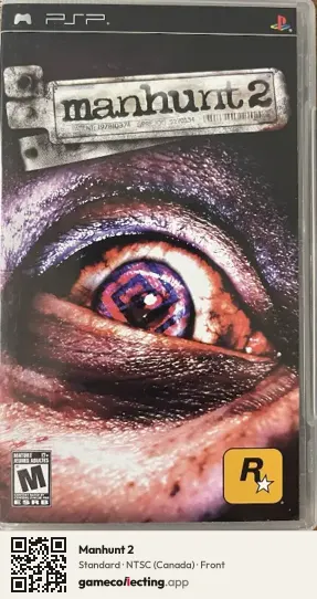 Manhunt 2 PlayStation Portable, Canada box front