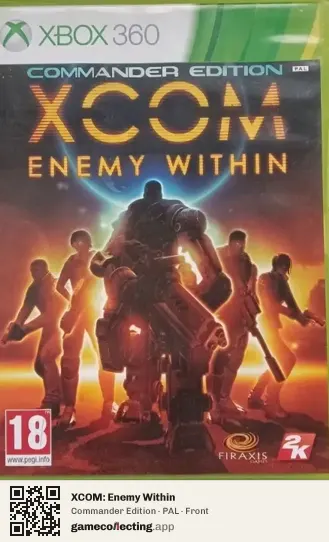 XCOM: Enemy Within Xbox 360, PAL box front