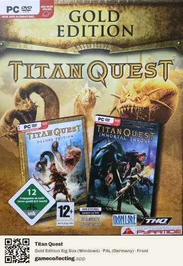 Titan Quest Computer, Germany box front