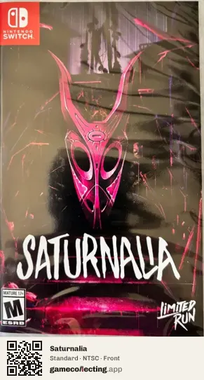 Saturnalia Nintendo Switch, NTSC box front