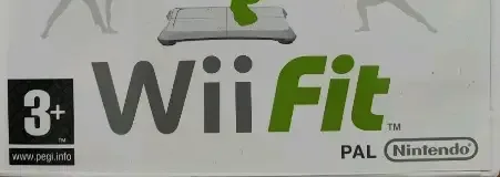 Wii Fit, the PEGI square on its front