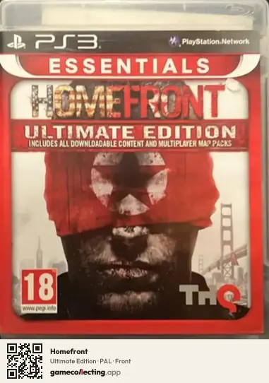 Homefront PlayStation 3, PAL box front