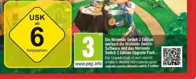 Animal Crossing: New Horizons, the USK square on its front