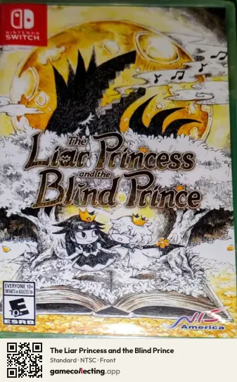 The Liar Princess and the Blind Prince Nintendo Switch, NTSC box front