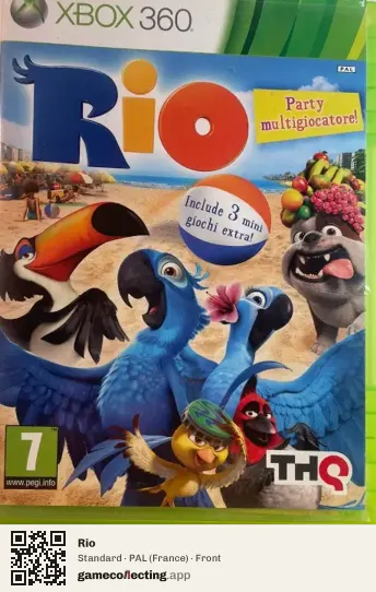 Rio Xbox 360, France box front