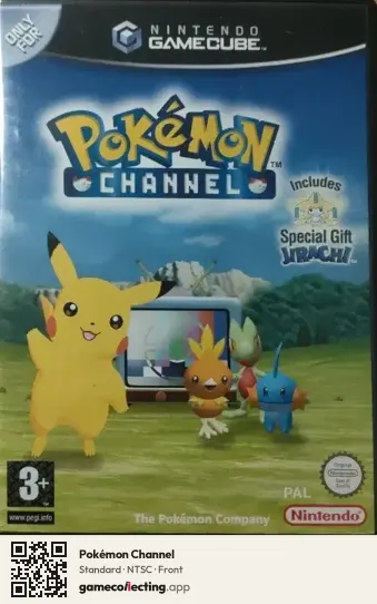 Pokémon Channel Nintendo GameCube, NTSC box front