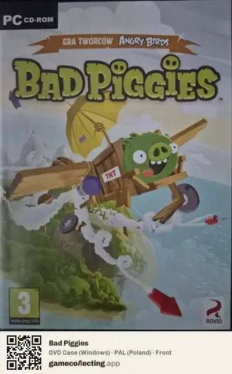 Bad Piggies Computer, Poland box front