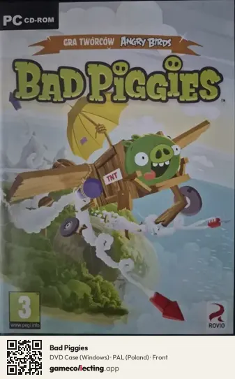 Bad Piggies Computer, Poland box front