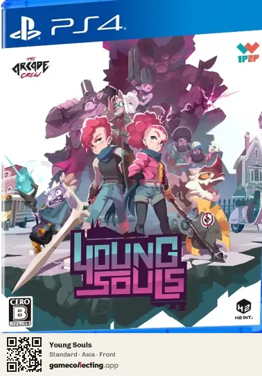 Young Souls PlayStation 4, Asia box front