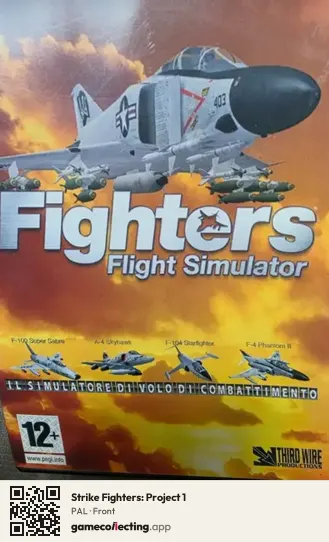 Strike Fighters: Project 1 Computer, PAL box front