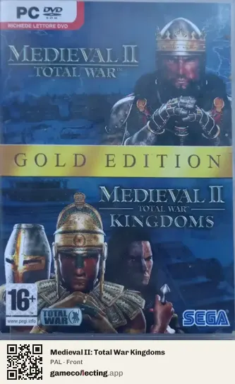 Medieval II: Total War Kingdoms Computer, PAL box front