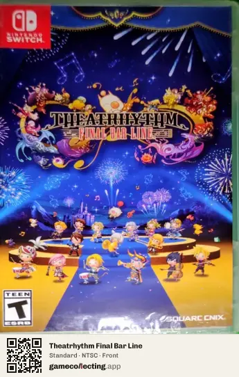 Theatrhythm Final Bar Line Nintendo Switch, NTSC box front