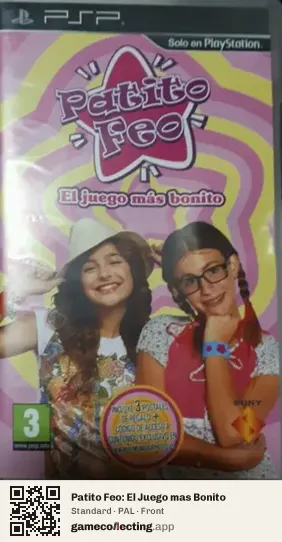 Patito Feo: El Juego mas Bonito PlayStation Portable, PAL box front