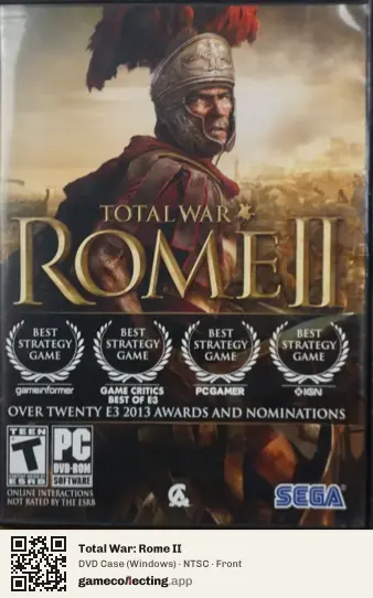 Total War: Rome II Computer, NTSC box front