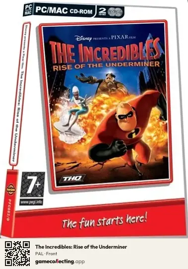 The Incredibles: Rise of the Underminer Computer, PAL box front