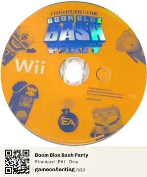 Boom Blox Bash Party Nintendo Wii, PAL disc