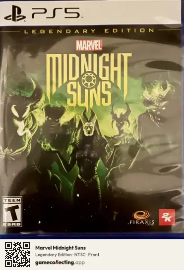 Marvel Midnight Suns PlayStation 5, NTSC box front