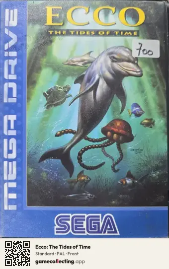 Ecco: The Tides of Time Sega Mega Drive / Genesis, PAL box front