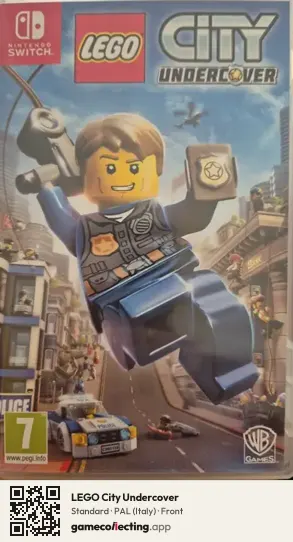 LEGO City Undercover Nintendo Switch, Italy box front