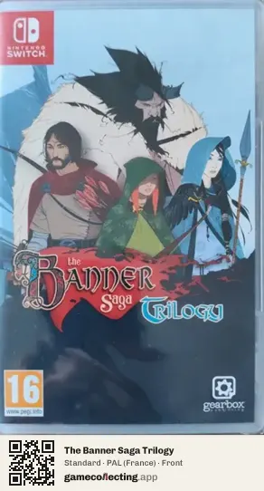 The Banner Saga Trilogy Nintendo Switch, France box front