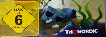 SpongeBob SquarePants: Battle for Bikini Bottom: Rehydrated, the USK square on its front