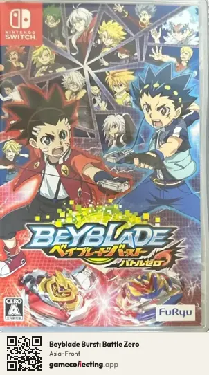 Beyblade Burst: Battle Zero Nintendo Switch, Asia box front