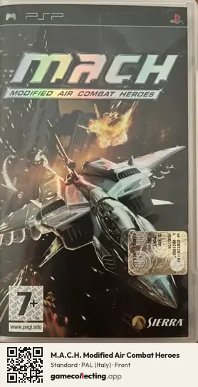 M.A.C.H. Modified Air Combat Heroes PlayStation Portable, Italy box front