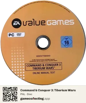 Command & Conquer 3: Tiberium Wars Computer, PAL disc