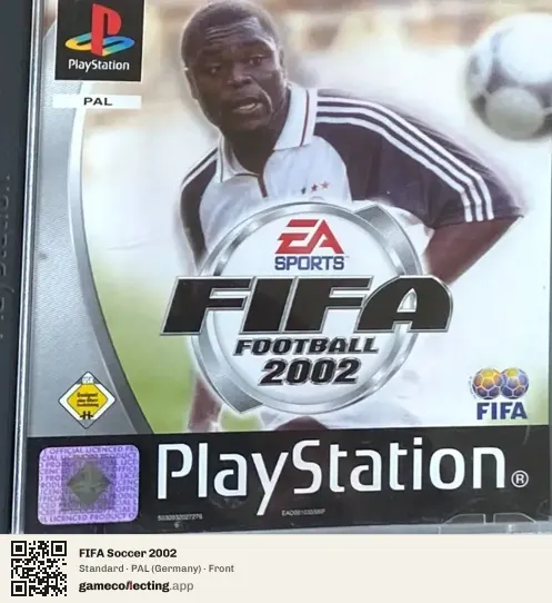 FIFA Soccer 2002 PlayStation, Germany box front