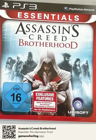 Assassin's Creed: Brotherhood PlayStation 3, Germany box front
