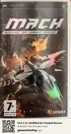 M.A.C.H. Modified Air Combat Heroes PlayStation Portable, France box front