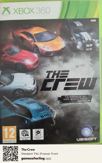The Crew Xbox 360, France box front