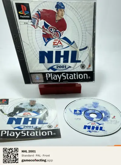 NHL 2001 PlayStation, PAL box front