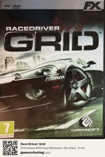 Race Driver: Grid Computer, Italy box front